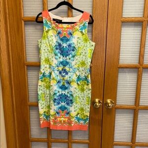 EUC NINE WEST Floral Sleeveless Dress - Multicolor